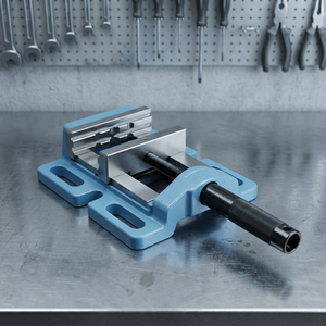Étau d'établi SUNTOOLS/STIPL Modèle 635A(III) en fer bleu avec mâchoires métalliques de 65 mm de forme irrégulière pour polissage – Outil d'établi - Product Image 4