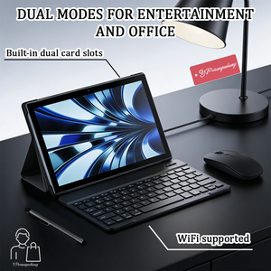 Новый планшет YPORANGE 10.1 дюйма 2-в-1, восьмиядерный процессор MTK, <span class=keywords><strong>Android</strong></span> 12, IPS-экран 1280x800, 3 ГБ ОЗУ, 64 ГБ ПЗУ, Wi-Fi, 5G, GSM, USB-C, бизнес-клавиатура - Product Image 5