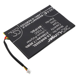 반즈 & 노블 누크 글로라이트용 배터리, 글로라이트 WiFi, BNRV500, B01PQIL 2150mAh - Product Image 2