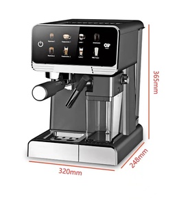 Machine à café espresso italienne Machine à café électrique noire en acier inoxydable Nuova Simonelli Nova Machine à cappuccino à 3 grains 220 - Product Image 4