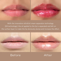 48-kleurige verzilverde vierkante lipgloss tubes met watermeloen- en aardbeiensmaak, hydraterend, met logo.