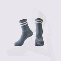 Xiangyi Calcetines De Deporte Chaussettes en silicone antidérapantes avec logo personnalisé pour femmes en coton Pilates Yoga