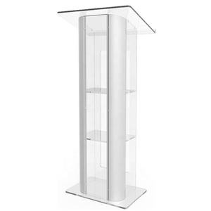 แท่นอะคริลิกแบบโค้งใสด้านข้างเป็นสแตนเลสขัดเงา,แท่นวางอะคริลิคลูกแก้วใสสินค้าออกใหม่ - Product Image 1