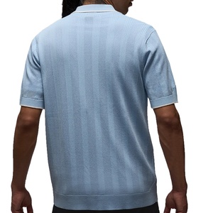 Wholesale High Quality Printed Breathable Quick Dry Knitted <b>T</b>-<b>shirt</b> Men Summer Thin Blank Fashionable Trend Stand <b>Collar</b> <b>T</b>-<b>shirt</b> - Product Image 2