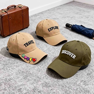 Tùy Chỉnh Cấu Trúc 6 Bảng Điều Chỉnh Mũ Bóng Chày, Bán Buôn Đồng Bằng Thêu Trống Mũ Bóng Chày Cha Hat - Product Image 3