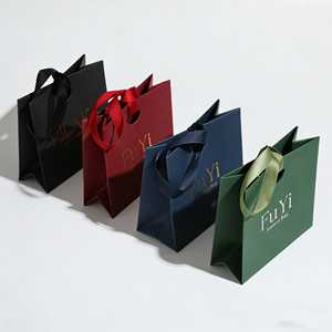 Bolsa de Papel para Joyería con Logotipo Personalizado al por Mayor, Bolsa de Compras para Joyería con Cinta, Bolsa de Papel para Empaque de Joyería, Bolsa para Collares y Anillos - Product Image 2