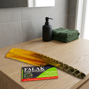 หวีเขาควายทำมือ Falak World Export รูปทรงไม่สม่ำเสมอ งานฝีมือโบราณ ทนทาน เป็นธรรมชาติ - Product Image 1