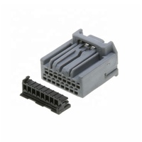 Conector automotriz de plástico eléctrico, conector automático de arnés de cables hembra, 2 unidades