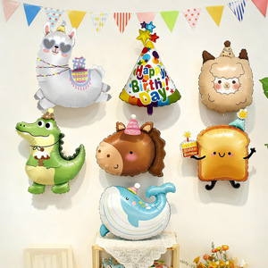 Phim Hoạ<span class=keywords><strong>t</strong></span> Hình Mới Alpaca Cá Voi Cá Sấu Hình Sinh Nhậ<span class=keywords><strong>t</strong></span> Bên Dễ Thương Thiế<span class=keywords><strong>t</strong></span> Kế Nhôm Lá Bóng Bay Động Vậ<span class=keywords><strong>t</strong></span> Cho Đảng Trang Trí - Product Image 1