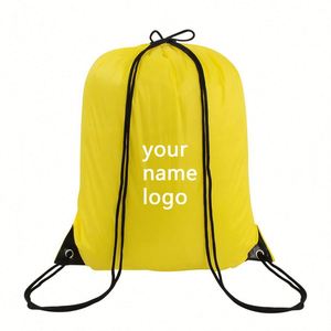 Custom Sports Gym Bag Reusable Nylon Waterproof Swimming Good Price Dust Bag Kids Drawstring <b>Backpack</b> Bag for Boys Girls - Product Image 3