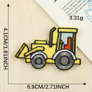 Moda Corea estilo transporte vehículo autoadhesivo bordado decorativo Diy parches pegatinas para bolsa sombrero ropa - Product Image 2