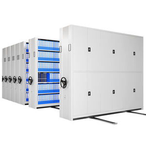 Étagères mobiles en acier anti-poussière pour collections spéciales de bibliothèque, rayonnages compacts mobiles en acier pour hôpitaux et laboratoires - Product Image 3