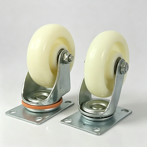 Twin Wheel Hooded Design Quiet Rolling Stem Mount Hospital Bed Medical Grade Medical Equipment Caster Wheel With Casters Set - Product Image 4