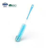 Ensemble de brosses de nettoyage de biberon éponge en plastique économique brosse de nettoyage de biberon brosse de tasse