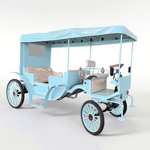 Chariot électrique Princesse Cendrillon pour mariages et visites touristiques, capacité 5 personnes, vitesse 60 km/h, transport spécial zéro émission - Product Image 1