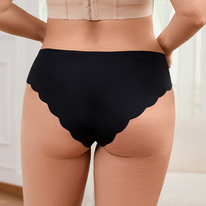 Pantaletas Brasileñas de Talla Grande para Mujer, Talla <span class=keywords><strong>4XL</strong></span>, de Seda Helada, Sin Costuras - Product Image 3