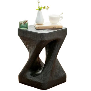 Tavolino <span class=keywords><strong>da</strong></span> Tè Silenzioso e Mobile con Design Creativo a Forma di Fioriera per Camera <span class=keywords><strong>da</strong></span> Letto e Soggiorno - Product Image 5