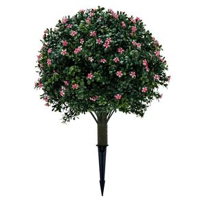 Árbol de topiario resistente a los rayos UV, Bola de boj de imitación, suministros de jardín, arbusto de boj artificial para <span class=keywords><strong>porche</strong></span>, ocasión de cumpleaños, fibra vegetal - Product Image 5