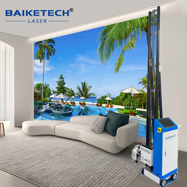 TH-UP200R Factory 3D UV Vertical Wall Inkjet Printer Indoor and Outdoor Printing Machine