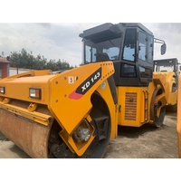 Compacteur routier à double tambour vibrant Chine XD143, 15 tonnes, haute efficacité, nouvelle puissance 111 kW, pour la construction et le compactage du sol