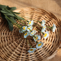 Offre Spéciale : Fleurs Artificielles en PE, Marguerites Réalistes, Idéales pour la Décoration de Mariage (Vente en Gros)