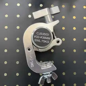 Tabung 32-35Mm Beban 75Kg Clamp Pipa Truss Hook Aluminium Tahap Lighting Clamp Hook JR Pemicu clamp G3503