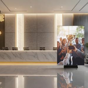 Pantalla LED Portátil Plegable de 4K con Tecnología de Lectura a la Luz del Sol para Partidos de Fútbol, Fácil Instalación - Product Image 4