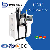 Centre d'usinage vertical CNC compact DL VMC260, mini-fraiseuse de laboratoire BT30 2,2 kW 24 000 tr/min 6 ATC automatique 3 axes