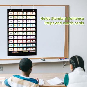 Organizador Plegable para Aula con 7+2 Bolsillos, Tira de Bolsillos de Poliéster 420D, 33.2x28 Pulgadas, Marca Homey - Product Image 6