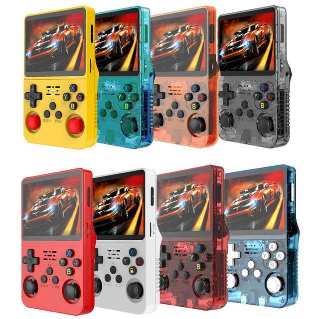 Nkiwi R36S Portable Retro Open Source Linux System Handheld Video Game Console 64GB/128GB IPS 20000+ Games Pocket Gameboy
