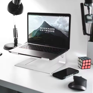 Soporte ergonómico de aluminio para escritorio, soporte desmontable para portátil para <span class=keywords><strong>Apple</strong></span>, MacBook Air Pro, Dell, para portátiles HP de 10 a 15,6" - Product Image 6