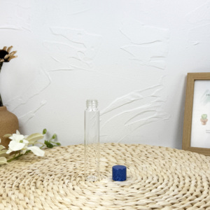 22*116mm <b>Glass</b> <b>test</b> <b>Tube</b> With Gold Child Resistant Cap Flat Bottom With CR Cap - Product Image 5