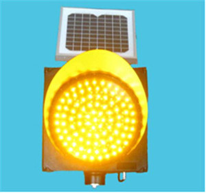 200 mét năng lượng mặt trời màu vàng ánh sáng đèn flash LED năng lượng mặt trời CAUTION đèn - Product Image 3