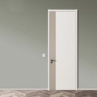 Porte étanche en plastique pour salle de bain 100%, remplissage en bois massif