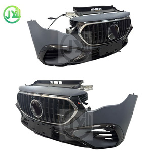 <span class=keywords><strong>Mercedes</strong></span>-Benz Classe E W214 <span class=keywords><strong>AMG</strong></span> Ensemble frontal Nouvelle calandre de pare-chocs arrière Faisceau de pare-chocs Éclairage de voiture Capot Garde-boue Noir de carbone - Product Image 4