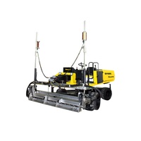 Mini pelle de chape en treillis laser béton personnalisée Machine de nivellement de plancher routier
