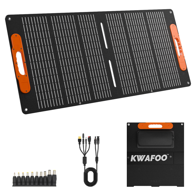Sunpower 100 Watts 12V Foldable Solar Panel Charger for Mobile Phones RV 100W 24V Mobile Charger Monocrystalline Solar Panels