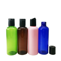 Flacon à presser pour lotion capillaire en plastique PET avec bouchon torsadé, encre de tatouage multicolore variée, 30/50/60/100/120/250/500ml