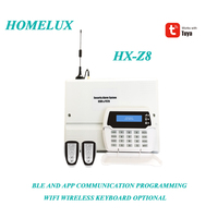 Sistema de Alarma Inalámbrico y Cableado para el Hogar Z8B-SMART, Sistema de Alarma Antirrobo GSM Compatible con la Aplicación TUYA para Casa Inteligente