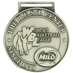 Free Design DIY Custom Metal Logo Sports Football Basketball Medal 3d Gold Silver Bronze Zinc Alloy Metal Custom Medal