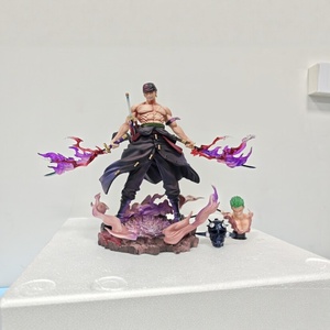 <span class=keywords><strong>Figurine</strong></span> <span class=keywords><strong>Roronoa</strong></span> <span class=keywords><strong>Zoro</strong></span> de One Piece brandissant un couteau, best-seller, article de merchandising d'anime, <span class=keywords><strong>figurine</strong></span> d'action, jouet tendance, décoration de bureau - Product Image 1