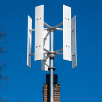 Système de production d'énergie éolienne à axe vertical 5KW 10KW à faible vitesse du vent pour projets hors réseau et projets énergétiques commerciaux