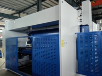 Presse plieuse hydraulique CNC Colgar WE67K 200T 3200mm avec commande DELEM DA69s, machine de pliage synchronisée entièrement automatique pour aluminium et acier