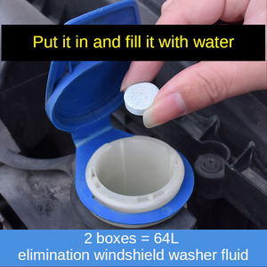 Tabletas Efervescentes Concentradas y Potentes para Limpieza de <span class=keywords><strong>Vidrios</strong></span>, Tabletas Multiusos para Limpiar Ventanas de Autos y Hogar - Product Image 2