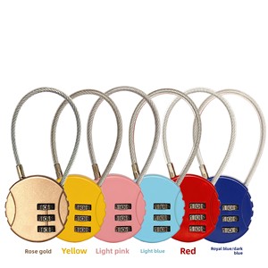Cartoon Combination Lock – 3/4-Digit Resettable <b>Padlock</b> for School Lockers, Luggage, Bicycle, Dormitory, Gym – Cute Travel Secur - Product Image 5