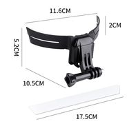 KAMPHO-Support à mâchoire à insertion rapide pour caméra d'action Gopro Insta360 DJI