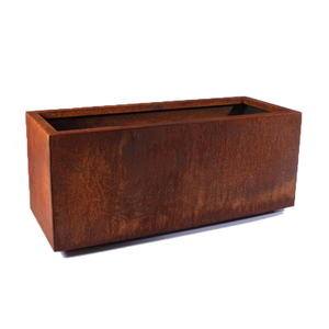 Pot de fleurs décoratif pour l'intérieur et l'extérieur, bac à plantes, <span class=keywords><strong>jardinière</strong></span> en acier - Product Image 1