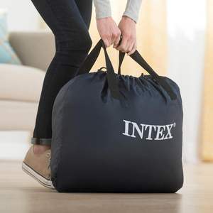 <span class=keywords><strong>INTEX</strong></span> 64488 64490 Colchón tamaño Twin/Queen Cama inflable de lujo de dos pisos Colchón de aire para <span class=keywords><strong>2</strong></span> personas Colchón flocado - Product Image 5