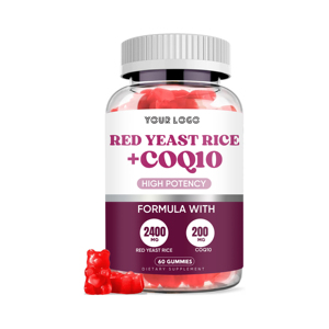 Gomitas para la Salud del Corazón <span class=keywords><strong>de</strong></span> Marca Privada OEM <span class=keywords><strong>con</strong></span> Bajo MOQ, <span class=keywords><strong>con</strong></span> <span class=keywords><strong>Arroz</strong></span> <span class=keywords><strong>de</strong></span> <span class=keywords><strong>Levadura</strong></span> Roja y Coenzima <span class=keywords><strong>Q10</strong></span>, Suplemento Dietético - Product Image 2