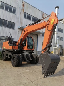 Excavatrice sur pneus de marque coréenne, neuve, 15 tonnes, modèle DX150W avec conduite hydraulique, à vendre - Product Image 5